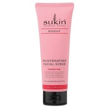 Image of Sukin Rosehip Rejuvenating Facial Scrub 125ml Dry and Distressed Skin