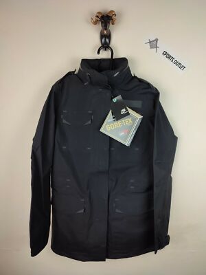 NIKE GORE-TEX SEALED NSW M65 SHELL JACKE GR XS SCHWARZ DS OG KAPUZENMANTEL
