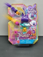 Dreamworks Trolls Band Together Branch Small Doll Figure  Hair Pops 9 Pieces