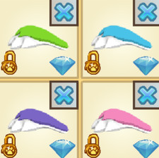 Animal Jam Classic AJC Wild Weekend Colorful Feline Tail 4-Item Bundle Read D. 