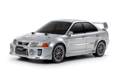 Tamiya 58713 1/10 RC Mitsubishi Lancer Evo V 4WD On Road Car w/ TT02 Chassis