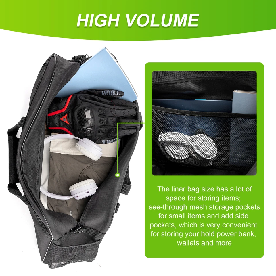 Revestimientos de alforja de motocicleta Travel Tour Pack Bolsa para Kawasaki Vulcan 1700 VN1700 Foto 4 de 4