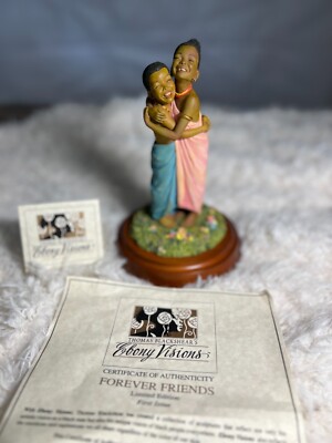 Thomas Blackshear Ebony Visions ''FOREVER FRIENDS'' Limited Edition New