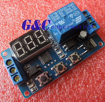 1PCS 12V LED Home Automation Delay Timer Control Switch Relay Module Digital M87