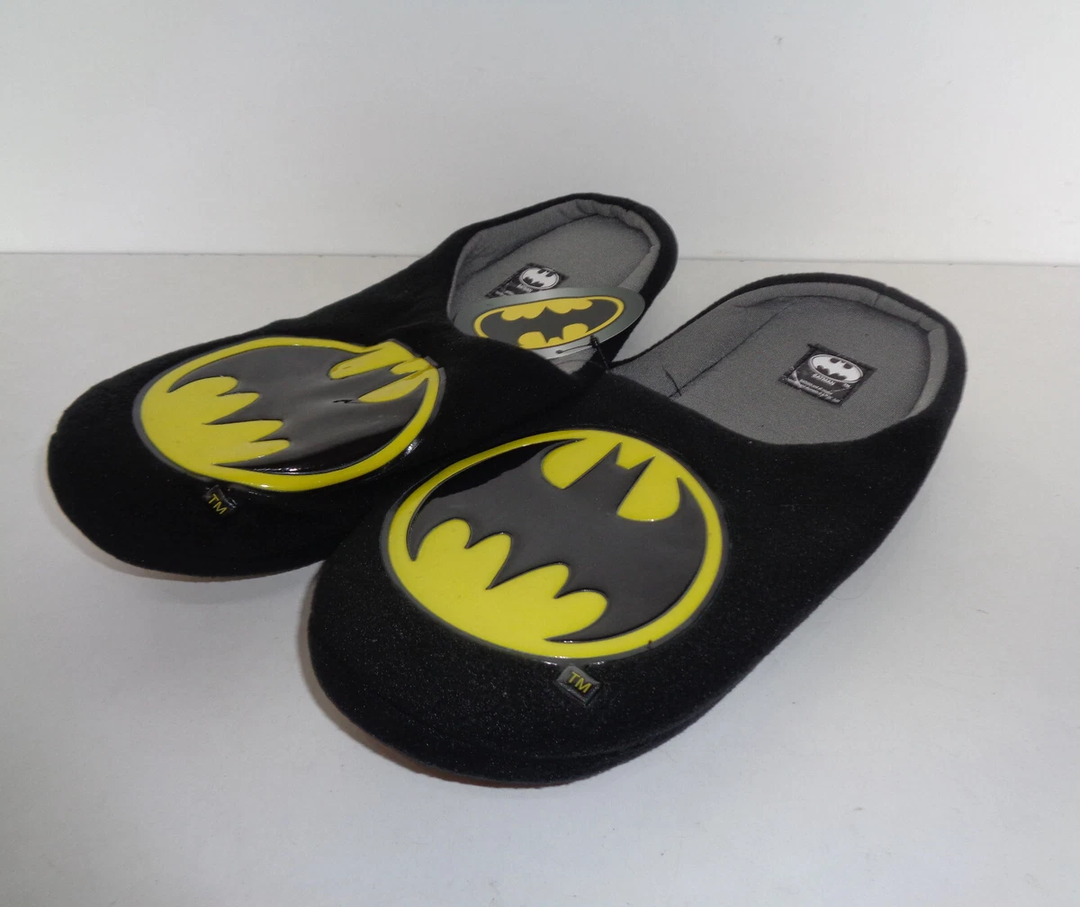 New Batman Mens Novelty Slippers Warm Slip On Comfort Winter Mules