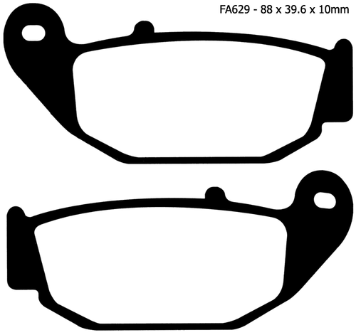 EBC/FA629TT Brake Pads Rear for Honda CRF250L 2013-2020, CRF250 Rally 2017-2020 - Picture 2 of 2