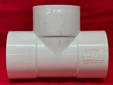 NSF-PW NPC PVC TEE FITTING PIPE SCH-40 2" X 2" X 2"