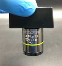 Olympus LCPlanFl 20x /0.40 ∞/ CAP-G1.2 ± 0.5 Microscope Objective Lens