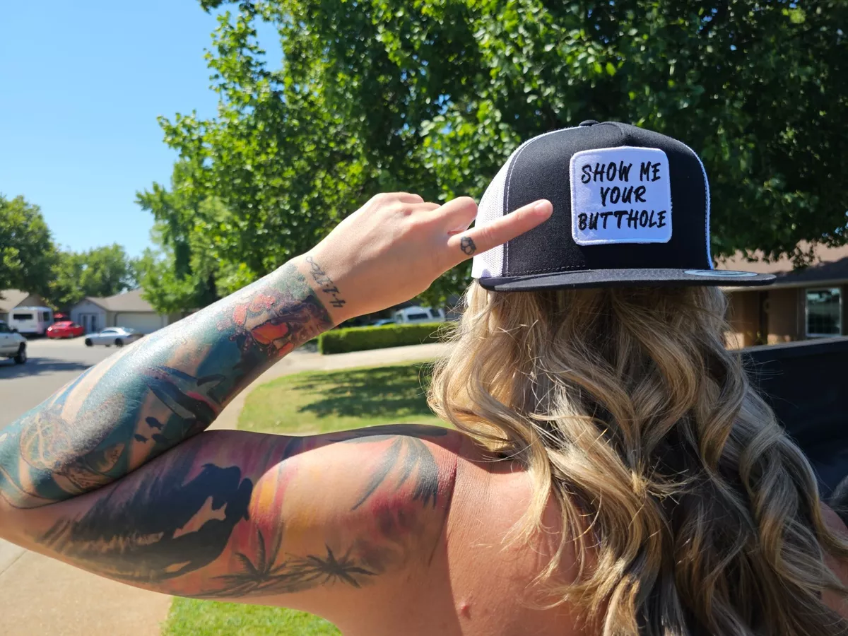 SHOW ME YOUR BUTTHOLE FUNNY TRUCKER HAT CAP SNAPBACK 8 COLORS