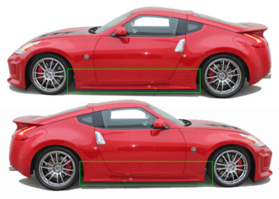 Fits 09-20 Nissan 370Z Stillen Urethane 2pc Rocker Panel Side