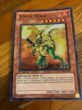 Jurrac Herra HA04-EN018 1st Edition Super Rare NM + BONUS