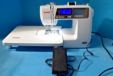 JANOME COMPUTERIZED SEWING QUILTING MACHINE 809 4120QDC W/ PEDAL  HARD CASE