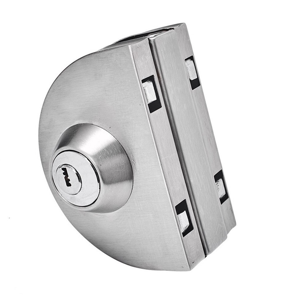 High Quality Stainless Steel Glass Door Lock With Key For Glass 812m