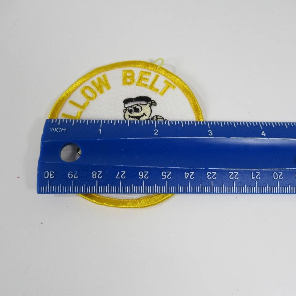 Yellow Belt 2nd Degree Circle Patch Round Martial Arts - Image 3 of 3