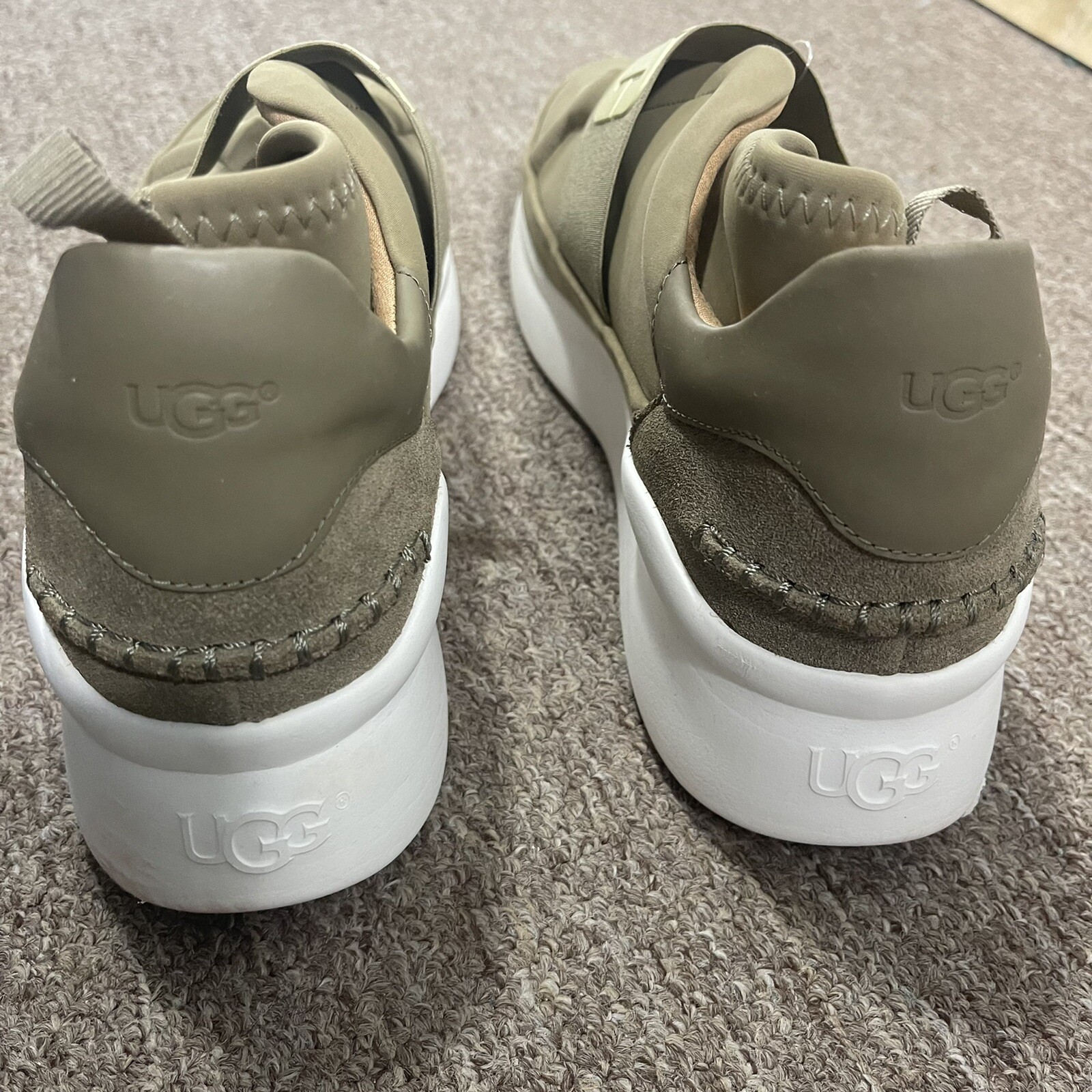 UGG Neutra Black Slip On Neoprene Sneaker Shoes Size … Gem