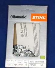 Stihl Micro Chain for 10 Inch Bar 3670-005-0056 - NEW 71PM3-56 RK2S2