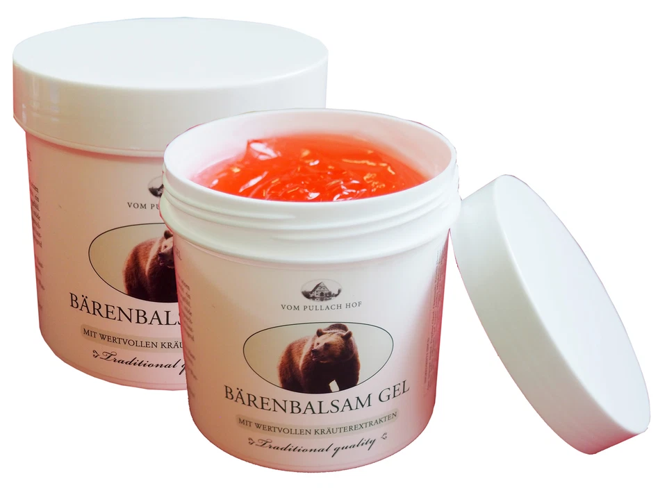 STOLZ 2 x BÄRENBALSAM GEL vom Pullach Hof 250ml, Bärensalbe, Bären-Gel, Bärencreme