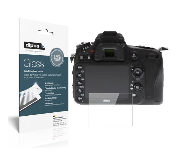 Schutzfolie FüR Nikon D610 Folie Anti-Shock 9H Displayschutz Displayfolie-image