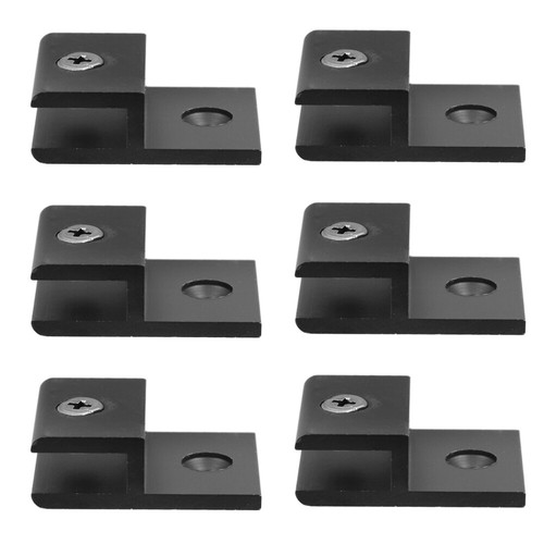 6 Pcs Wall Mirror Holder Clips Hanging Corner Brackets Glass eBay
