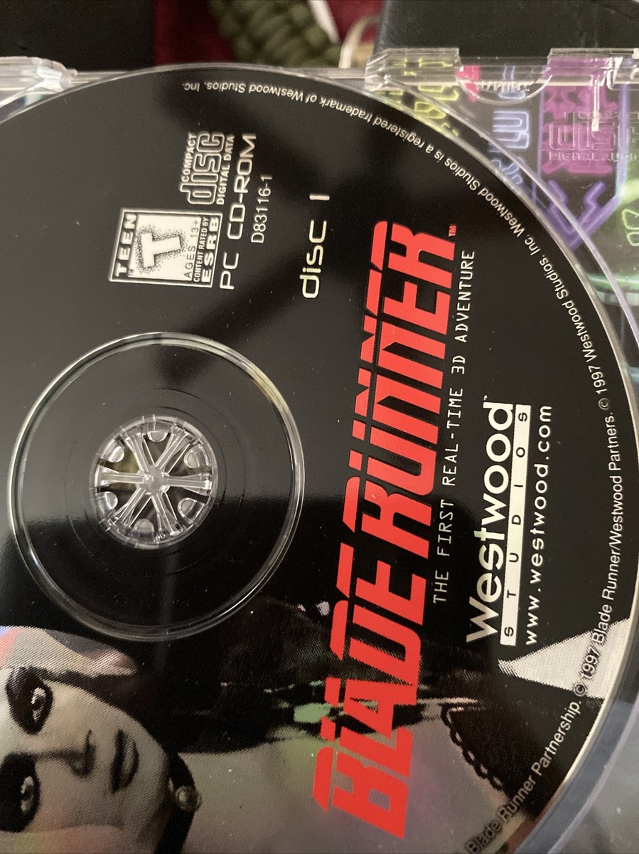 Blade Runner First Real-Time 3D Adventure 1997 Westwood PC Blade Runner First Real-Time 3D Adventure 1997 Westwood PC