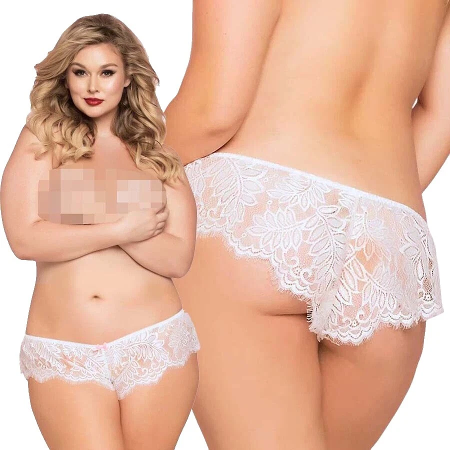 Bragas para mujer blancas florales de siete"" hasta medianoche