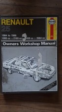 Haynes owners workshop manual, Renault 25 1984 - 86