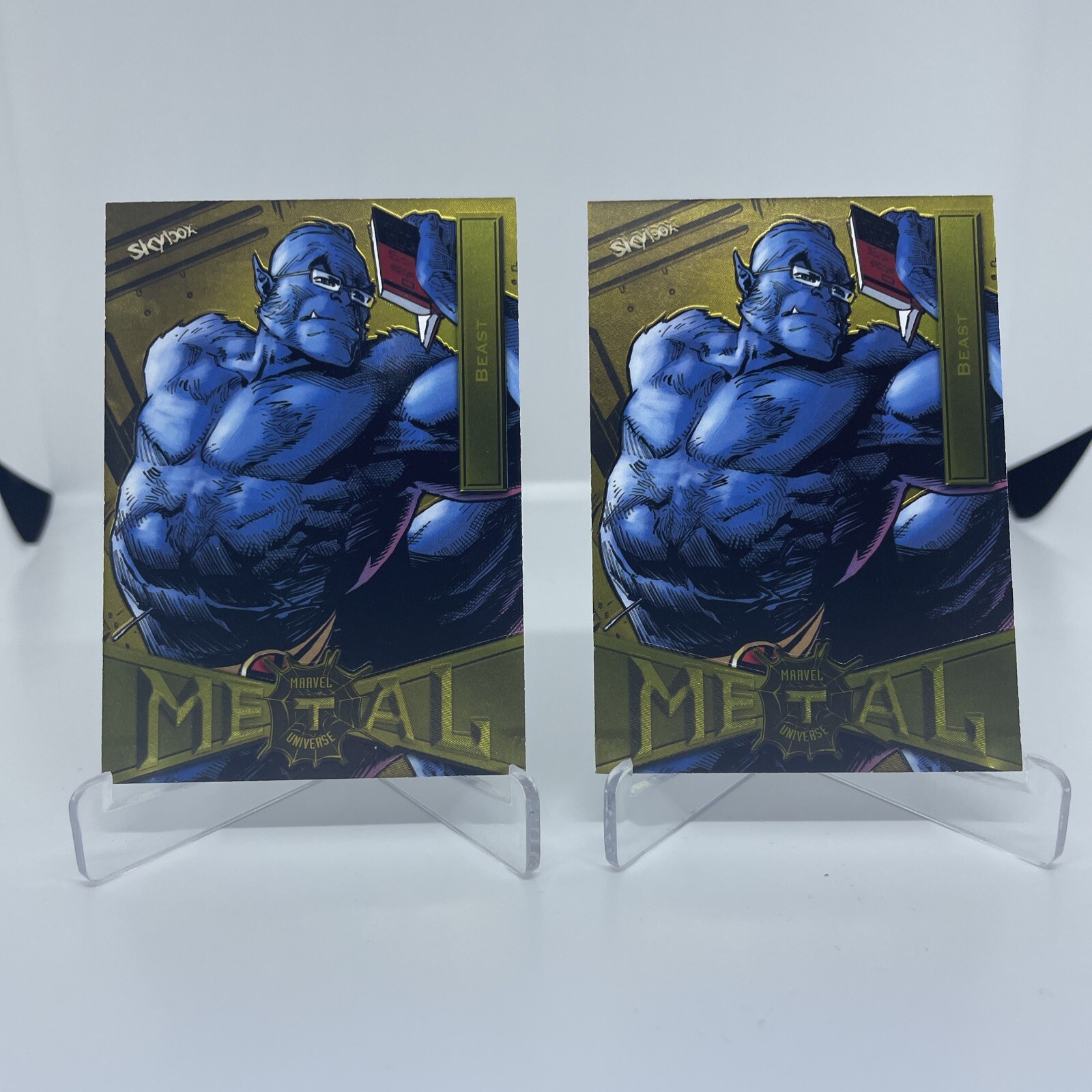 2021 Upper Deck Marvel Metal Universe Spider-Man #7 Yellow FX Beast