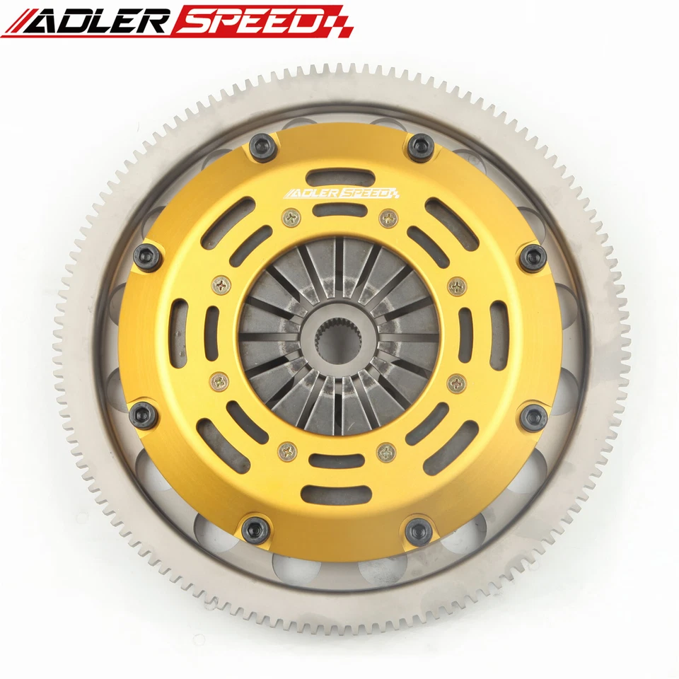 Racing Clutch Twin Disc Kit For VW CORRADO JETTA PASSAT Golf GTI VR6 2.8L Medium - Image 4 of 4
