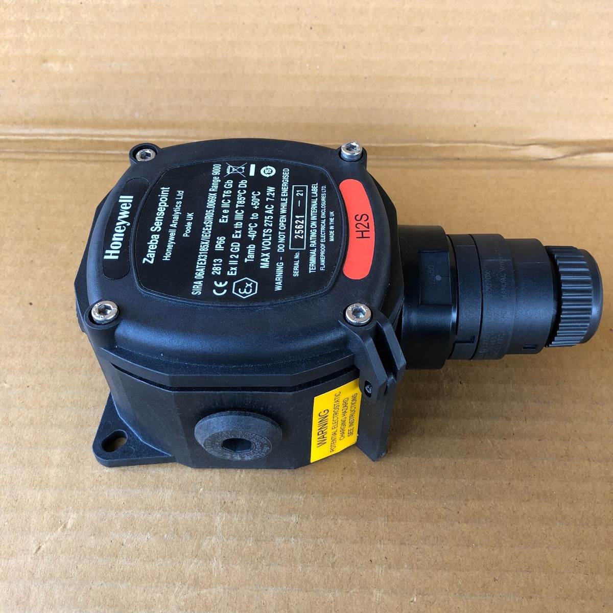 sazae　0206 HONEYWELL ZAREBA SENSPOINT SIRA 06ATEX3185X H2S GAS SENSOR