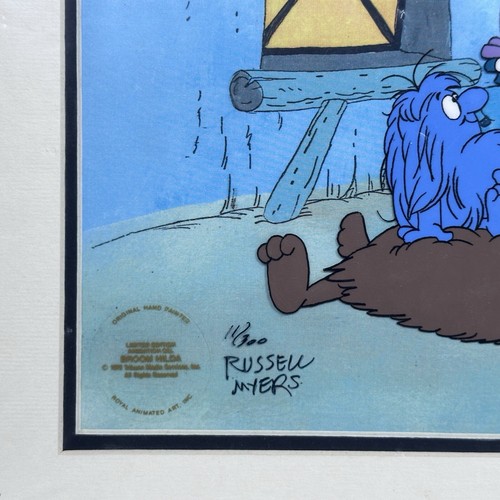 Broom HIlda Signed Hand Painted Limited Edition Animation Cell Russell Myers COA - Picture 11 of 17