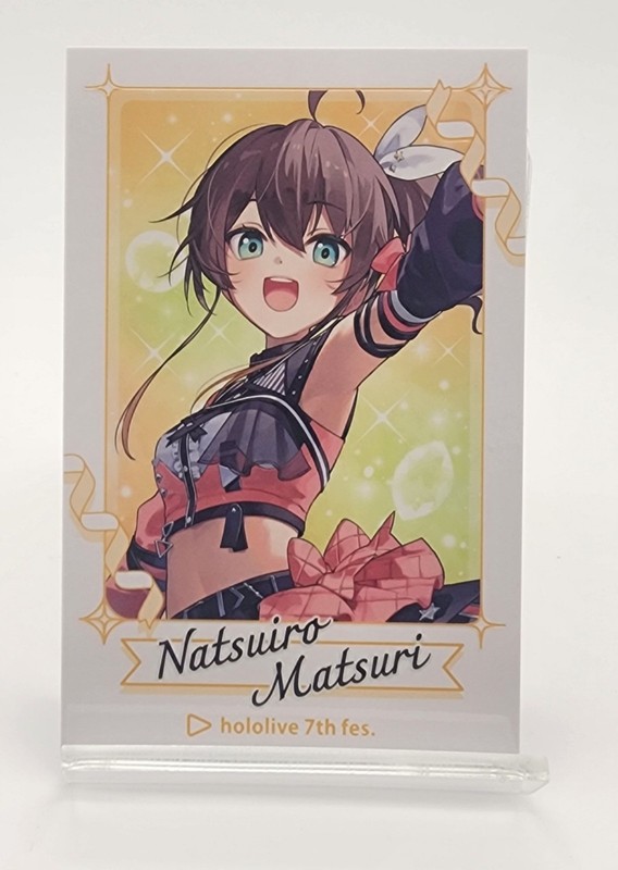 Natsuiro Matsuri hololive 7th fes. Ridin' on Dreams Cheki-Style Card Stage 3