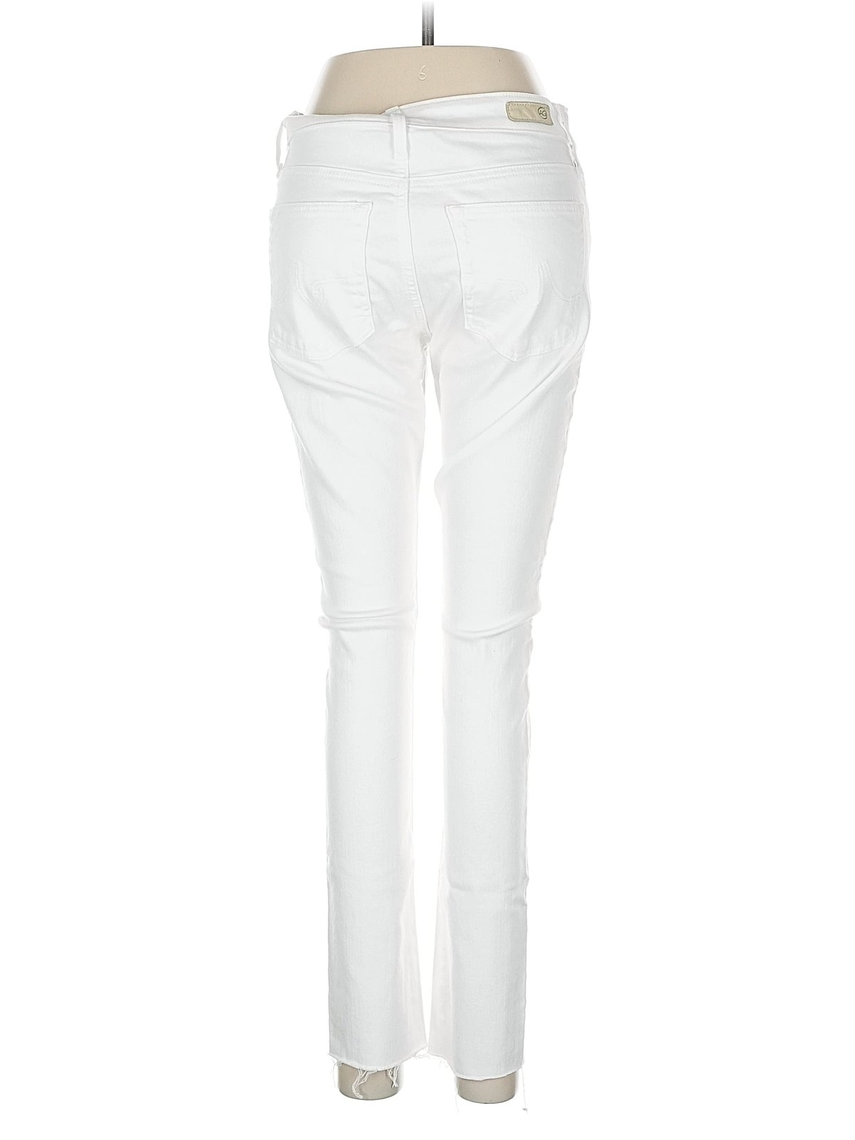 Adriano Goldschmied Women White Jeans 28W thumbnail 2