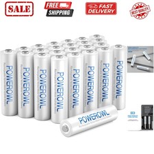 AAA Rechargeable Batteries 24 Pack, High Capacity Rechargeable AAA Batteries ...