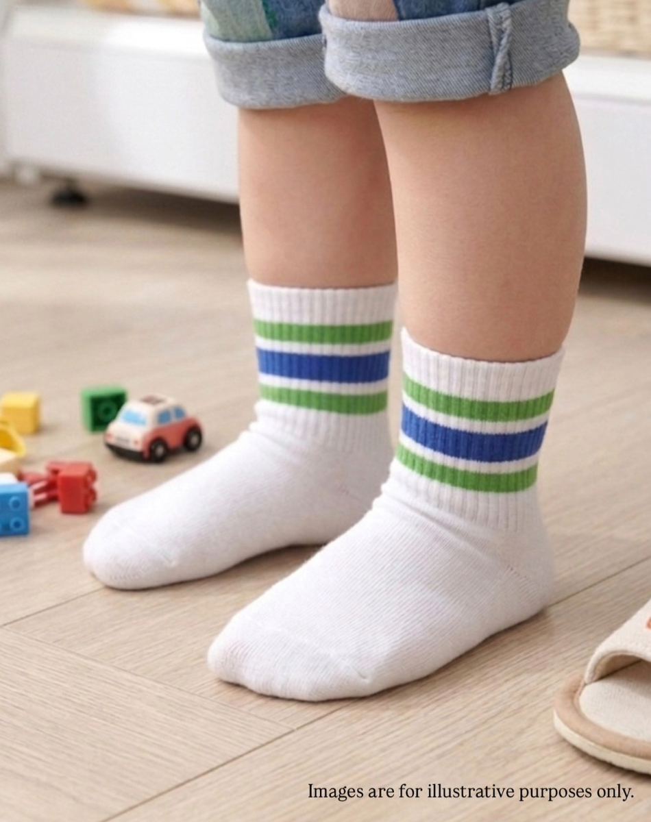FamilyMart Socks Line Socks Japan Convenience Store White Black
