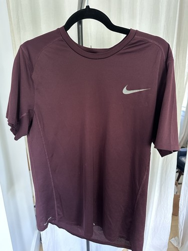 Nike Dri Fit- Eggplant T Shirt - MEDIUM