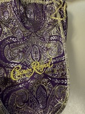 Crown Royal Purple Gold Drawstring Bag Distillery Advertising Memorabilia