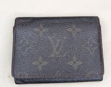 Autentico portafoglio Louis Vuitton monogramma porta biglietti da visita vintage made in Fra