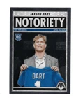 JAXSON DART 2025 MOSAIC " NOTORIETY " ROOKIE RC #11 $25.00 NEW YORK GIANTS