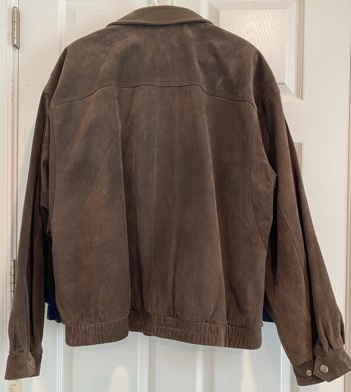 Robert Comstock Vertical Stack Brown Leather Jack… - image 2