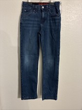 Levis 514 Boys Straight Regular Fit Jeans Size 12 Blue Workwear Western