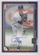 2015 Bowman Prospects Auto Purple 53/250 Andrew Triggs #PA-AT Auto 2x4