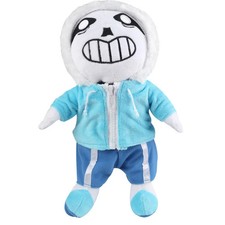12" Light Blue Sitting Sans Plush Undertale Stuffed Animal Toys High Quality US