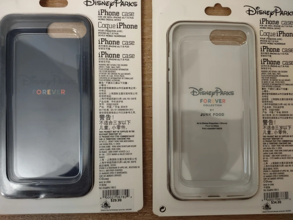 Lot Disney Parks x Junk Food Mickey WDW Balloons iPhone Case 6s+ 7+ 8+ Plus New - Image 2 of 2
