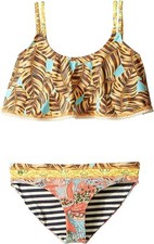 Maaji Girls' Sunset Cream 2 Piece Bikini Set