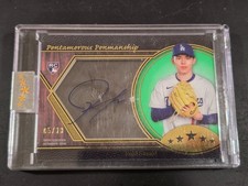 🔥 2025 TOPPS FIVE STAR ROKI SASAKI PENTAMEROUS PENMANSHIP GREEN ROOKIE AUTO /10