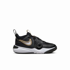 Nike Team Hustle D 11 Little Kids' Shoes Size 12C Black Metallic Gold