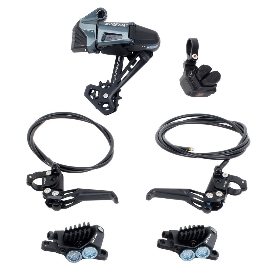WHEELTOP EDS OX 2.0 rear derailleur and shifter with BR-MA3000 4-piston hydraulic disc brakes