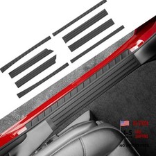 Door Sill Protector Compatible Compatible with 19-26 Dodge Ram 1500 INT EXT 