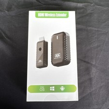 4K Wireless HDMI Transmitter and Receiver, HDMI Wireless Extender, Plug  Play