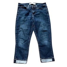 Signature by Levi Strauss Blue Mid Rise Capri Jeans 28x21